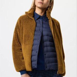 Uniqlo Brown Teddy Jacket